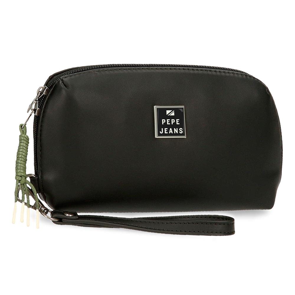 Pepe Jeans Bea Black Handbag 20x11x4 cm Synthetic Leather