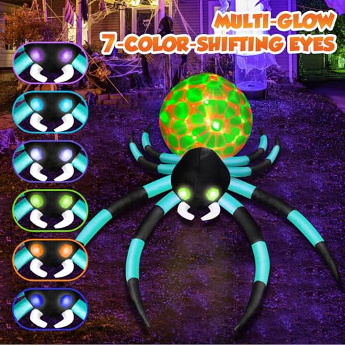 12Ft Giant Halloween Inflatables Spider - image 5