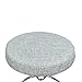 Stołki Okładki Wodoodporna Stołek Osłony Okrągłe Włókno Włókno Zagęszczone 0.6 Cm Gąbek Bar Stołek Poduszki Do Drewnianego Stołka Metalowego(Size:Diameter 40cm,Color:Szary)