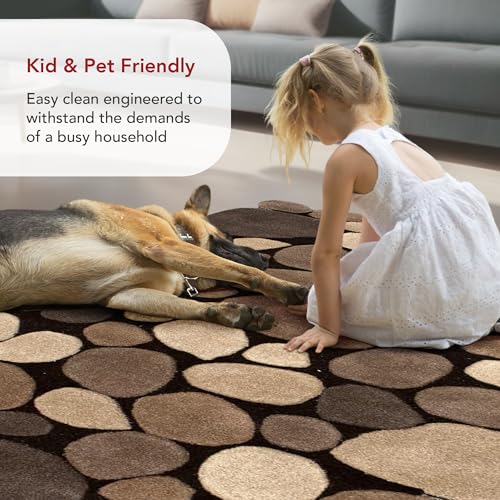 Tapete corredor nuLOOM Pebbles 2'6" x 6' de lana miniatura 5