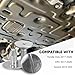 8PCS Lower Engine Cover Bolt Pin Screws, Splash Shield Hardware Bolts Fit for Honda Accord Civic CR-V Acura, Radiator Engine Access Cover Pins Car Fastener Replaces 90105-TBA-A00, 90674-TY2-A01