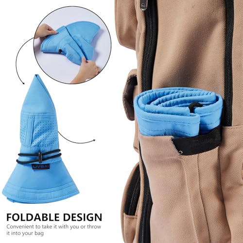 Image of UPF 50+ Bucket Sun Hat with Laser Perforated Mesh Cooling Adjustable Breathable Lightweight for Outdoor Men Women