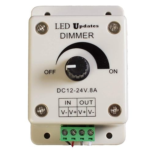 Miniatura 3 de LED Light Dimmer Control with Female DC Connector Plug Cable for LED Light Strip, Module, Under Cabinet Light, Make Up Mirror LED Light, Compatible