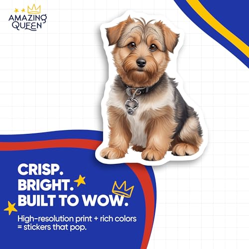 Calcomanías para perros y pegatinas de Yorkshire Terrier para vasos - Pack de 2 3