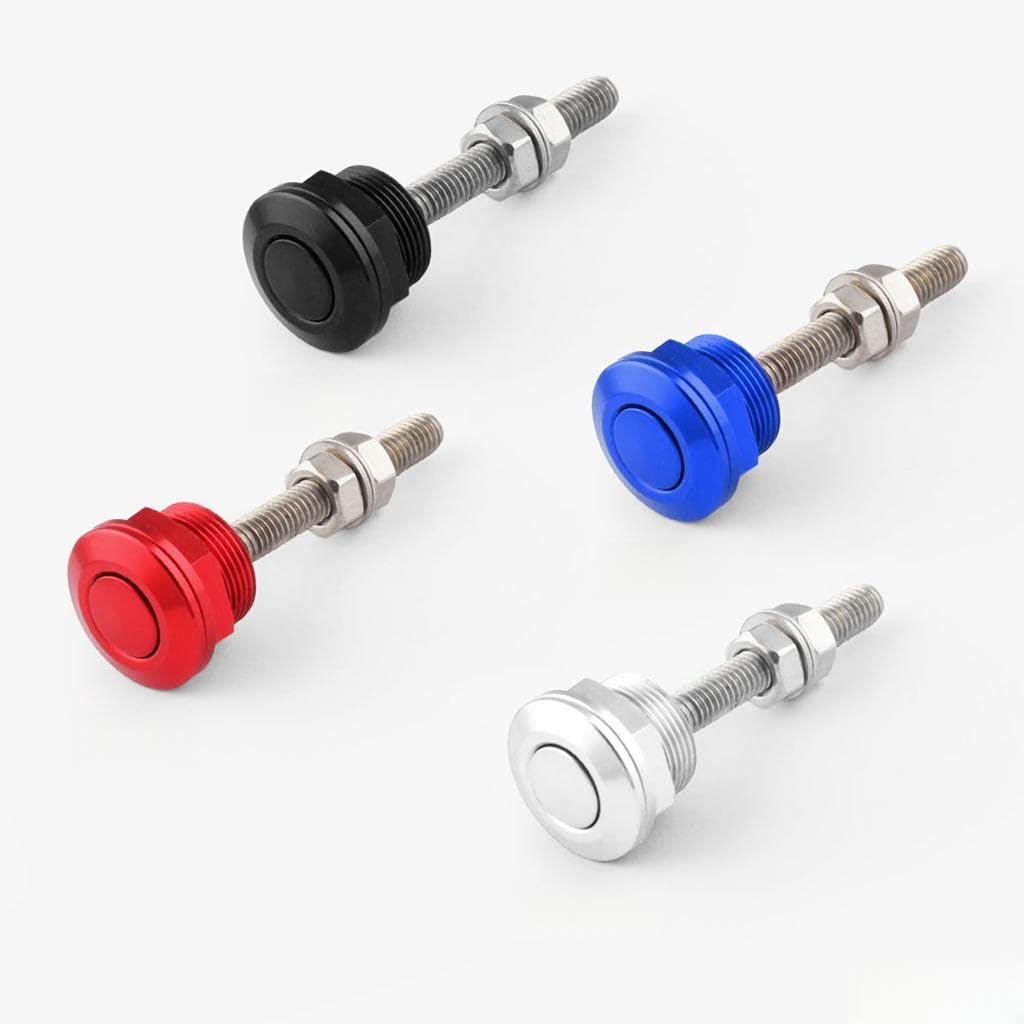 22mm Push Button Quick Release Bonnet Hood Pins Lock Latch Universal Sliver-image-41