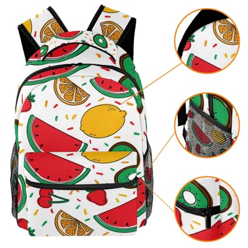 Sac à dos d'école multicolore pour adolescents et filles - 3