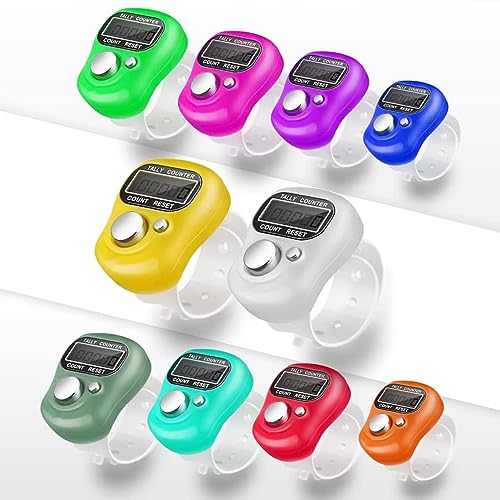 Image of Concepta Mini Hand Tally Counter Finger Ring Digital Electronic Head Count, Jap Counter Machine for Mantra Jap Cricket Umpire and Various Counting Purpose Small(Color May Vary) (Pack of 1 PIS)