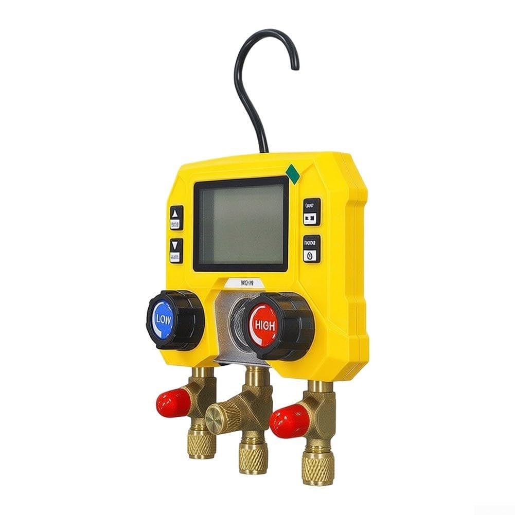 Juego de Manómetro Digital HVAC Con Retroiluminación Para