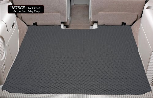 Honda Odyssey Lloyd Mats Rubbertite Custom-Fit All-Weather Rubber Floor Mats Cargo Area - Fits On top of 3rd Folded Flat. Covers From Back of 3rd Row Mat To Rear Door. - Grey (2011 11 2012 12 )