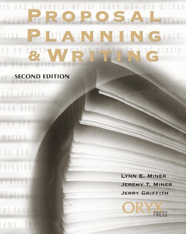 Amazon | Proposal Planning and Writing, 2nd Edition | Miner, Lynn E ...