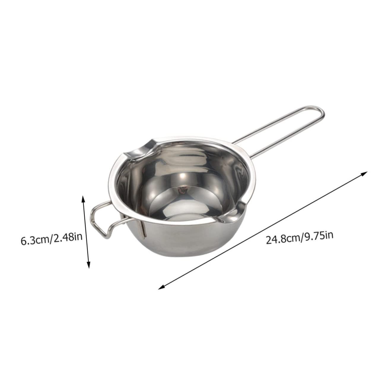 OFFSCH Candy Making Double Boiler Stainless Steel Butter Cheese Heating Pot Versatile Melting Bowl for Baking Cooking