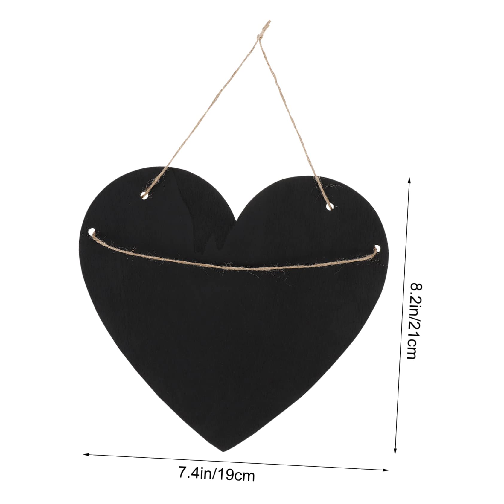Housoutil 2Pcs Hanging Blackboard Sign Charming Writing Boards for Home Decor for Messages Creative Projects for Events Celebrations