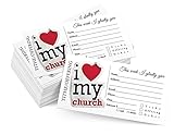 500 Tithes and Offering Envelopes for Church | Tithe Envelopes for Church | USA Company | “I Love My Church” Theme