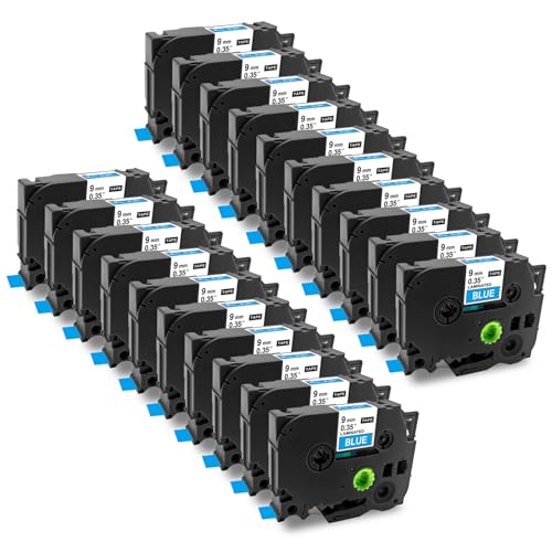 Sluxjet �݊� �s�[�^�b�` �e�[�v 9mm�� �n������ TZe-525 Tz-525 �e�v�� �u���U�[�H�� �s�[�^�b�`�L���[�u P-touch �ėp �e�[�v�J�[�g���b�W ����8m P�^�b�` �@��Ή� PT-P710BT PT-2500PC 20�Z