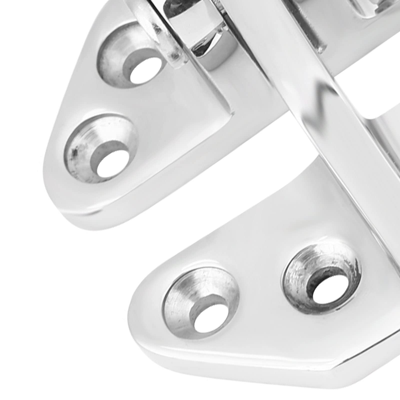 Joyzan Charnière de Trappe, Trappe Bateau Charnières Portes Polies 316 Acier Inoxydable Poli Polissage Goupille Amovible Marine Quincaillerie Miroir D'acier Porte Acier Cabinet Plateforme Marin Garage