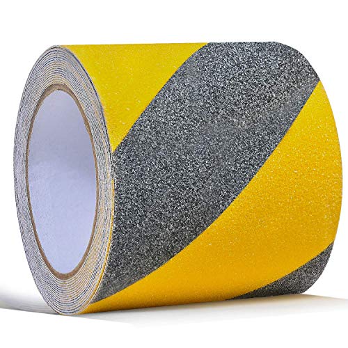 ONTWIE Anti Slip Tape, 4 Inch x 66ft Safety Non Slip Tape (Yellow/Black)