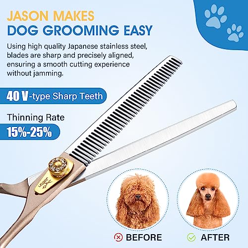 JASON Professional Dog Grooming Scissors - Image 3