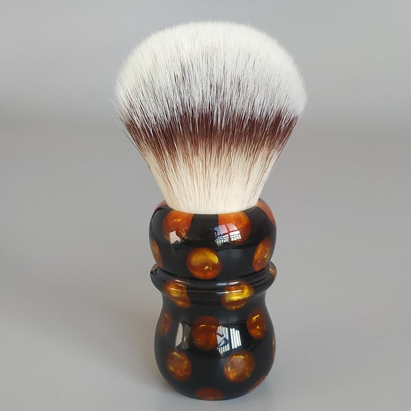 XIAO A2S synthetic hair vegan shaving brush for Shaving soaps and creams,Rich Lather