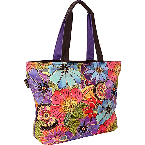 Laurel Burch Floral Shoulder Tote miniatura 4