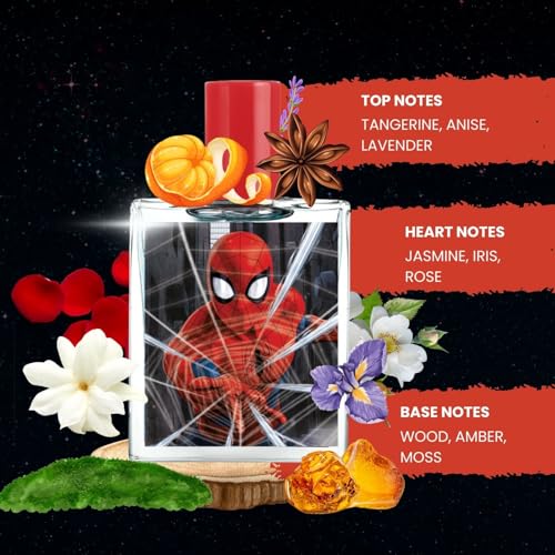 Marvel Parfüm für Kinder: Eau de Toilette im coolen Glasflakon, Geschenk für Jungen (30ml)