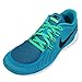 Nike Women's Free 5.0 Running Shoes (7 B(M) US, Blue Lagoon/Voltage Green/Copa/Black)