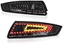 VIPMOTOZ LED Tail Light Lamp Assembly For 2005-2008 Porsche 997-Series 911 Carrera - Metallic Chrome Housing, Smoke Lens, Driver and Passenger Side