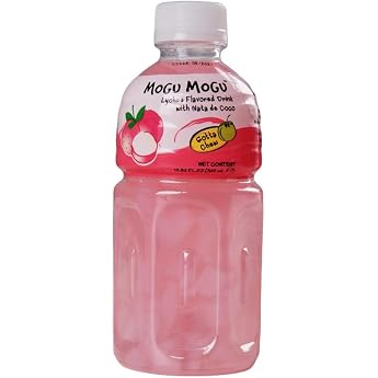 Mogu Mogu Lychee Flavoured Drink with NATA de Coco - 24 x 320 ml