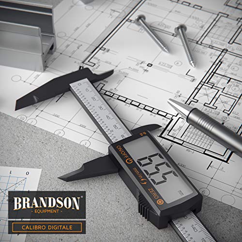 Brandson - calibro digitale da 150 mm con display