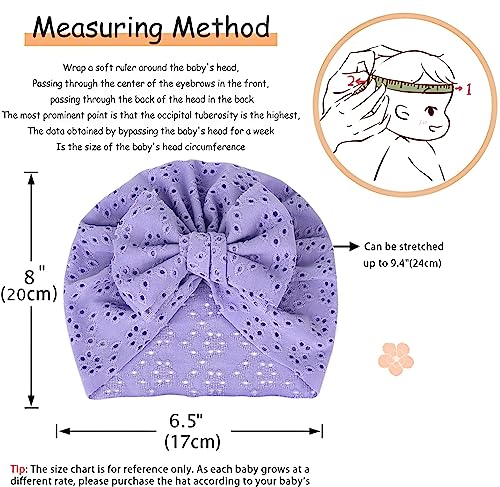 ANNACREATIONS Premium Designer Soft Bow Head Wrap Stretchable Headband Super Elastic Band Hair Accessories for Baby Girls 1 count (Pack of 1) - Image 3