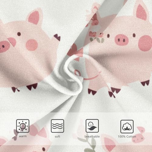 Cute Pigs Characters Pink Toddler Boys Pure Cotton Kids Underwear Breathable Undies3