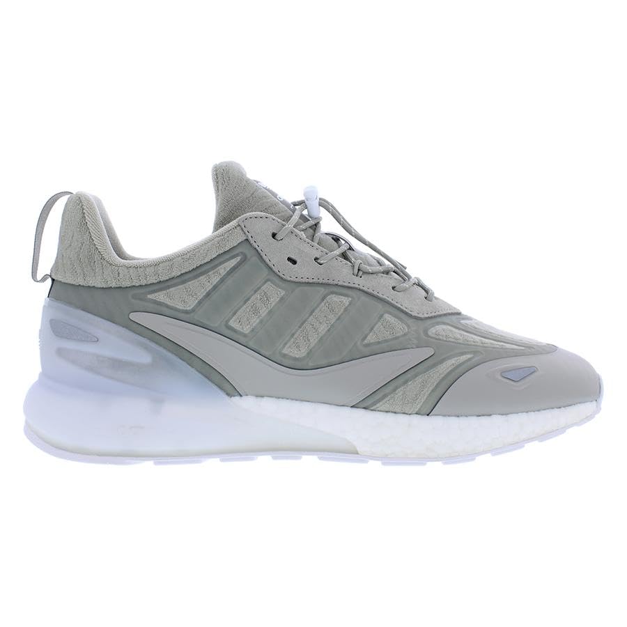 Image of adidas ZX 2K Boost 2.0 Mens Shoes Size 14, Color: Sesame /Sesame /Cloud White