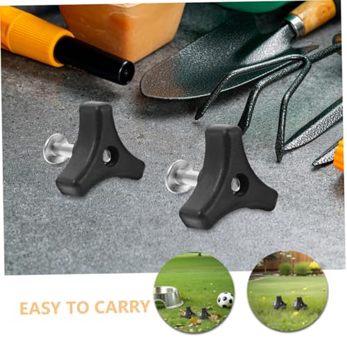 Manijas triangulares de mango de cortacésped tornillos tuercas y pernos Yardwe 8 piezas 8