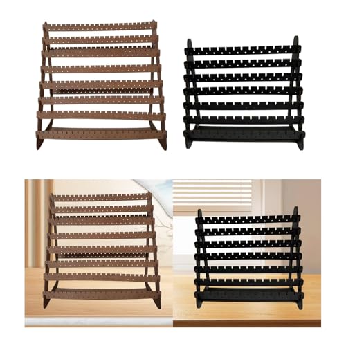 Merishopp Earrings Display Stand Rustic Ear Studs Holder for Store Desktop Home Vanity Brown Jewelry & Watches