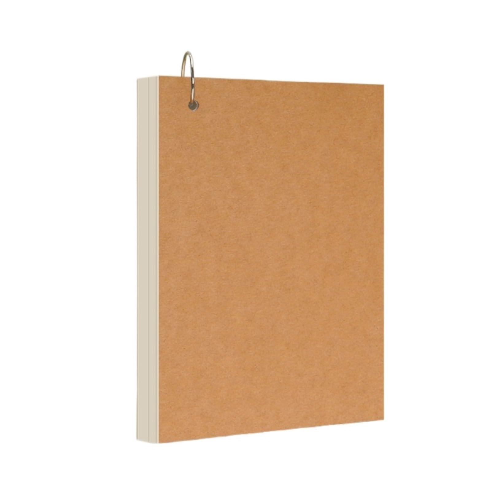 Schreibblock Notizblock A5-Ringbuch Mit Herausnehmbaren Innenseiten, Verstärkt for Tagebücher Geeignet für Lernen(Brown1)