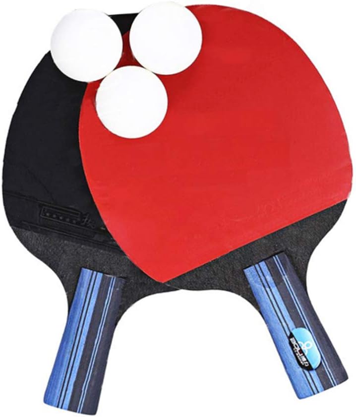 Table Tennis Paddle Racket Set for Tournament Indoor Outdoor Play