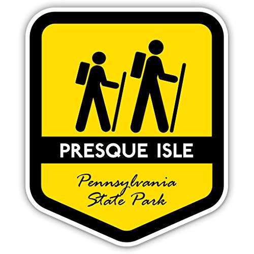 Squiddy Presque Isle State Park Pennsylvania - Vinyl Sticker (7" high)
