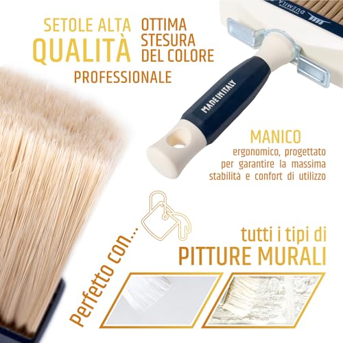 PENNELLIFICIO Ceiling Brush, Synthetic Hair, Blue, 6,5x16 cm - Image 4