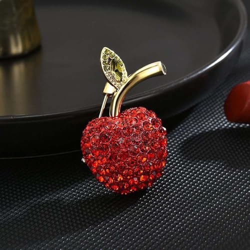 Image of BeeGift Rhinestone Fruit Brooch Pin for Women Girls,Lemon /Pomegranate /Watermelon /Banana /Strawberry /Pineapple Fruit Brooch Cute Fruit Lapel Pin Jewelry Gift for Women