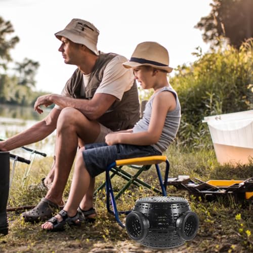 Piège de pêche portable pour crabes et homards avec cage robuste à appât intégré - 7