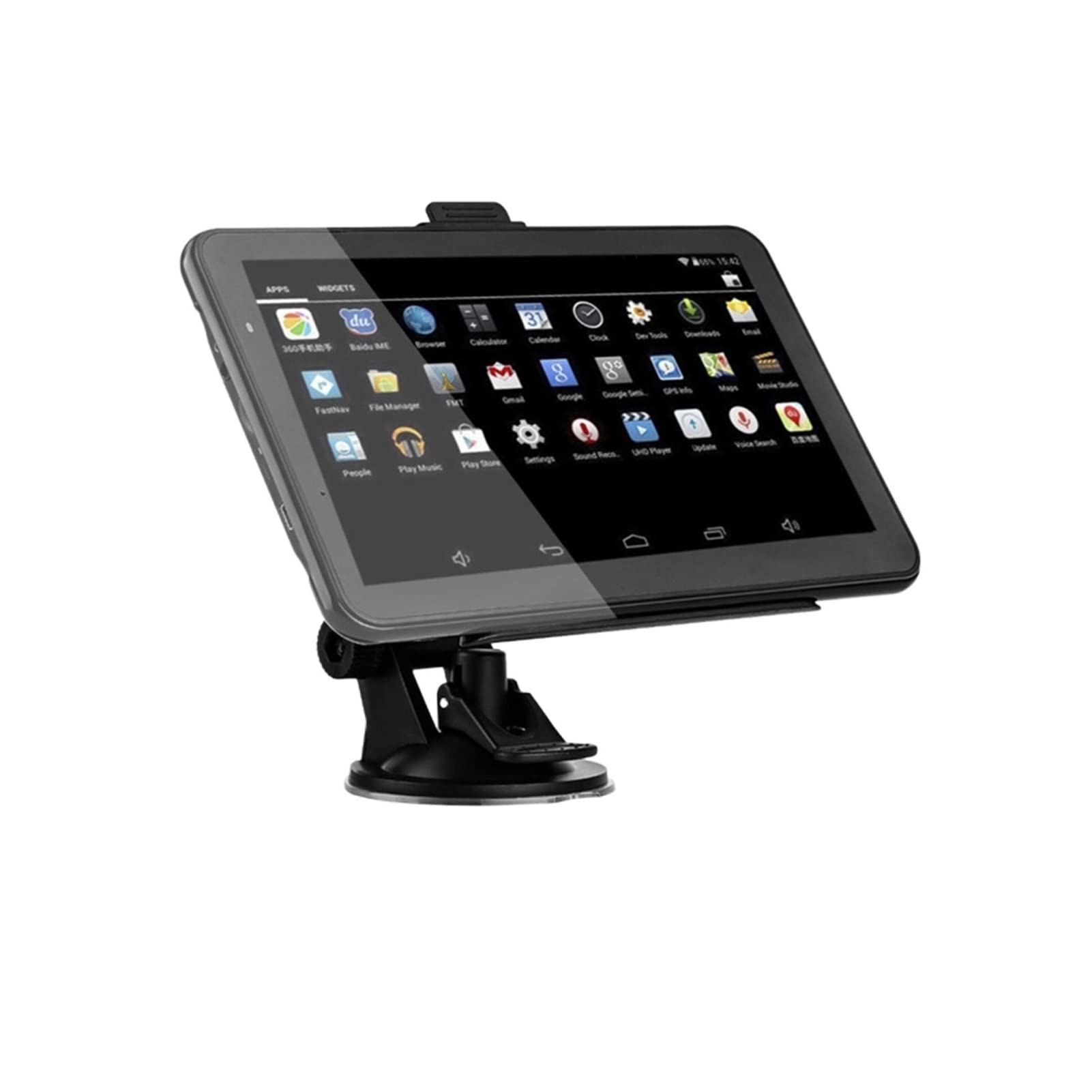 Navigazione GPS per camion, camper, auto Auto da 7 pollici GPS Navigazione 2 in 1 tablet PC 16 GB. WiFi Auto Navigator. Facile da usare (Color : Noir, Size : Standard)