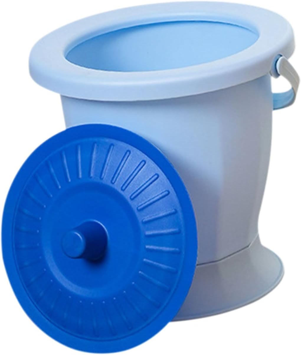 Portable Adult Potty Training Urinal Plastic Chamber Pot Portable Bathroom Urine Bucket Elderly Urinal Easy to Move