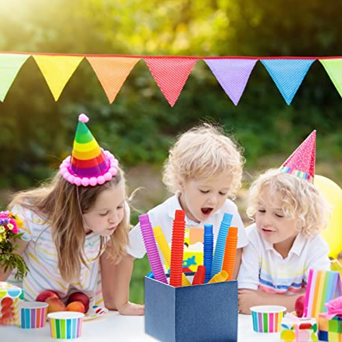 Vanblue Large 8 Pcs Pop Tubes Fidget Toys Autism Sensory Toys Fidget Tubes Party Favors For Kids Toddlers Goodie Bag Stuffers Adhd Anxiety Stress Relief Toys For Kids #TOP3