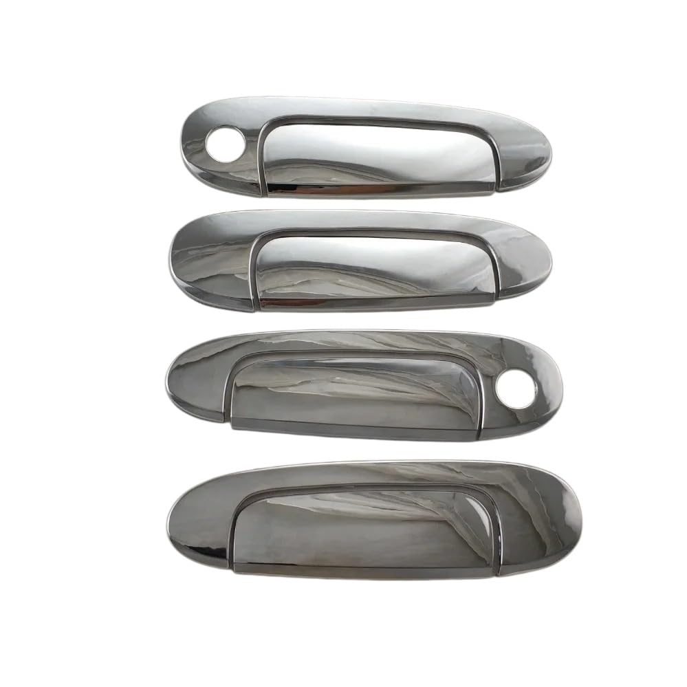 Poignée porte extérieure Yaris cache accessoire ABS chromé couvercle bol Vitz 1996-2000