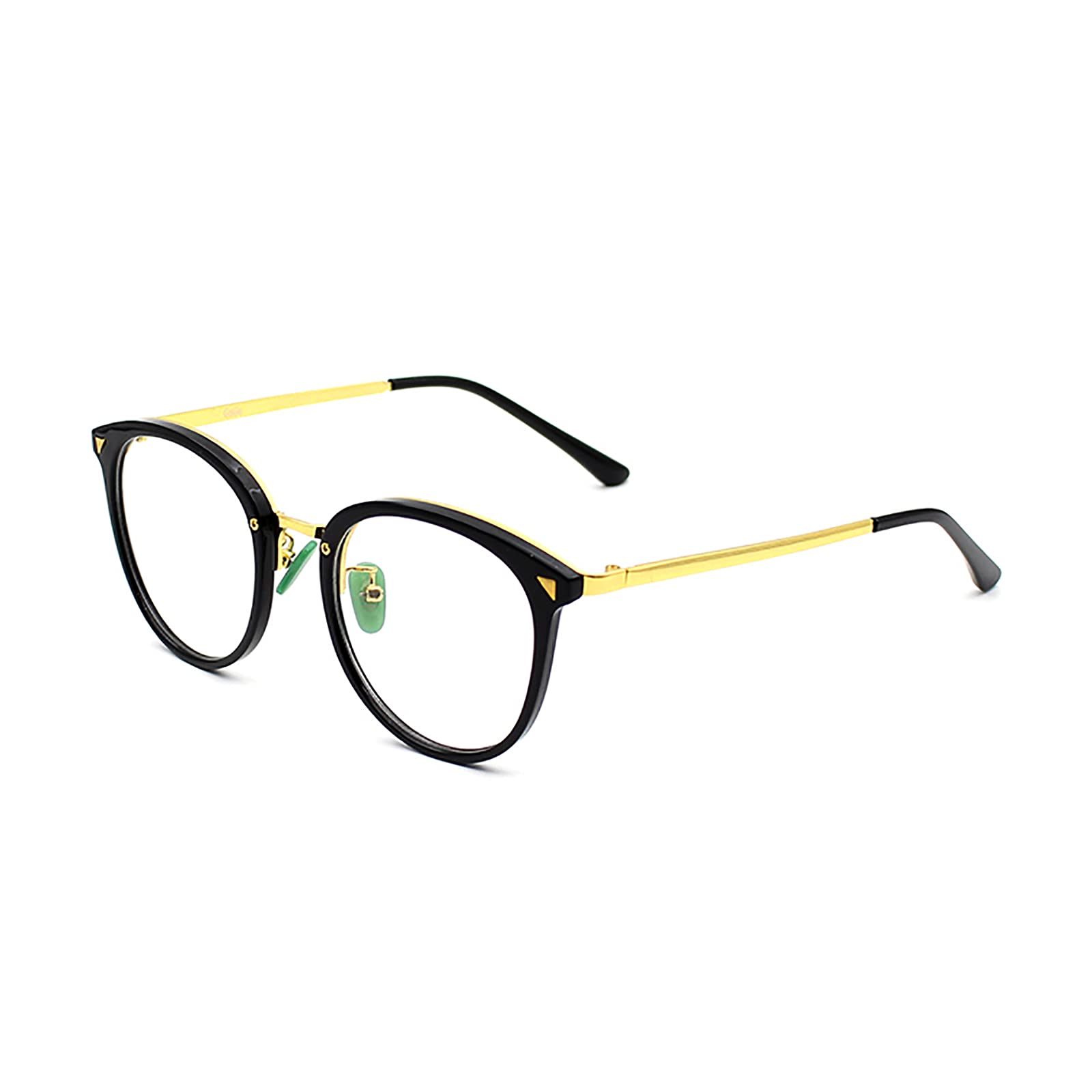 Okrągłe okulary do czytania z filtrem niebieskiego światła, unisex, niespolaryzowane, komfortowy zawias sprężynowy, pomoc do czytania dla kobiet i mężczyzn +1,5 dioptrii