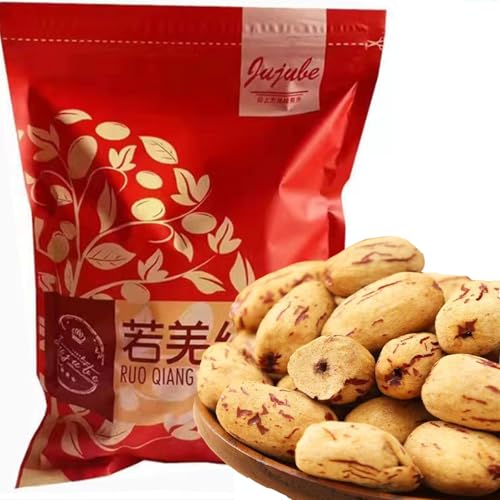 Seedless dried red dates，Coreless peeled red dates Sweet Red Date Dried Snack 17.6oz/500g，Sweet Dried Jujube Fruit for Snacking, Brewing Tea, Soup, Baking.
