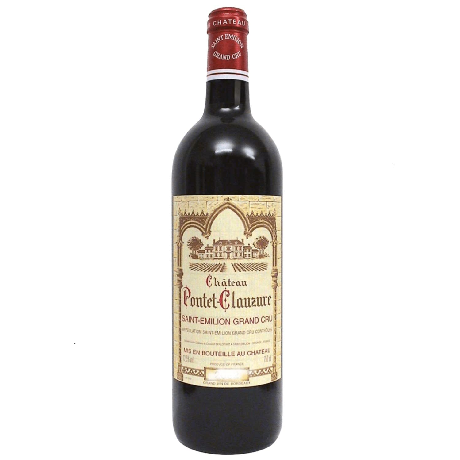 Château Pontet Clauzure Saint-Emilion Grand Cru AOC Rotwein rot trocken Frankreich inkl. FeinWert E-Book (3 x 0.75 l)