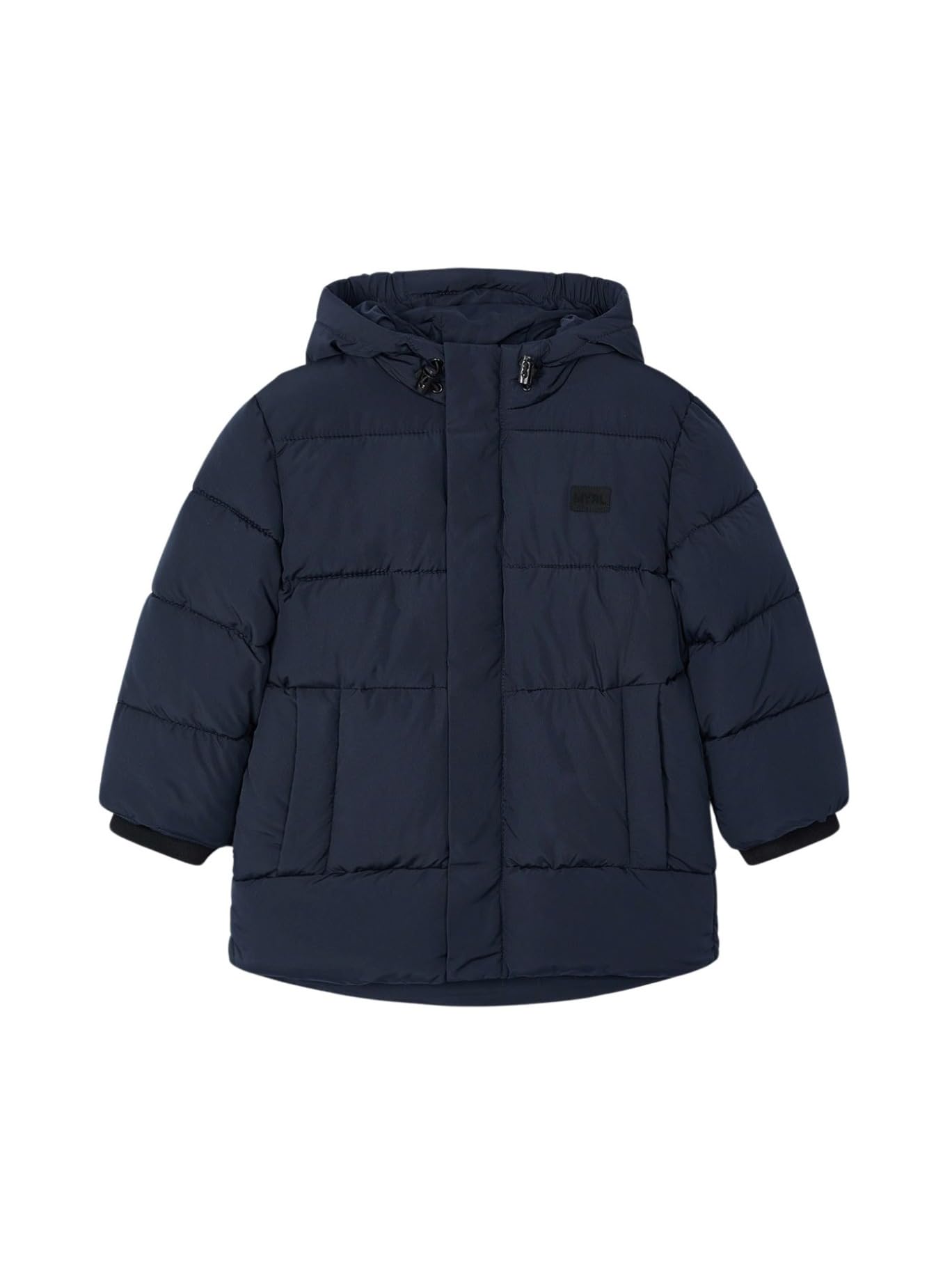 Mayoral Giaccone Lungo Per Bambini E Ragazzi Blue Black 9 Anni (134Cm) - 4