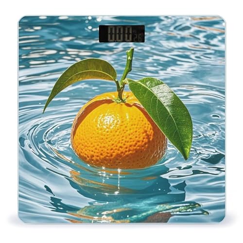 Báscula Digital de Baño Naranja Swimming miniatura 1