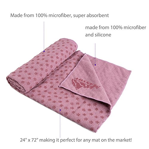 Mansov-Yoga-Mat-Towel-7224Long-Perfect-Size-Super-Premium-Sweat-Absorbent-Bikram-Hot-Yoga-Towels-Ideal-for-Hot-Yoga-Fitness-Exercise-With-Carrying-Mesh-Bag-Machine-Washable