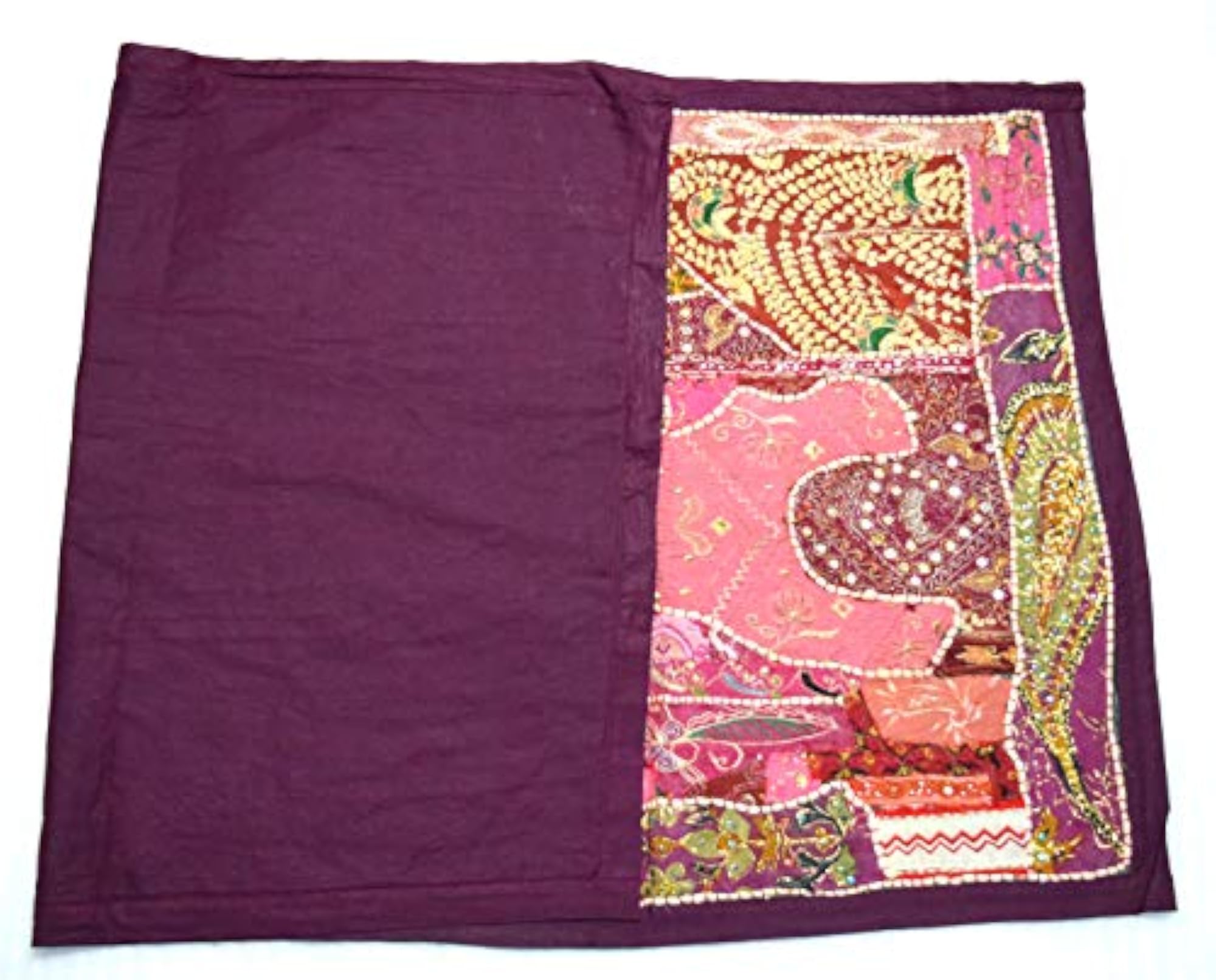 Vintage Handmade Patchwork Embroidery Tapestry, Wall Hanging